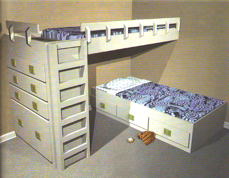 Расчет на Металлическая лестница для двухъярусной кровати