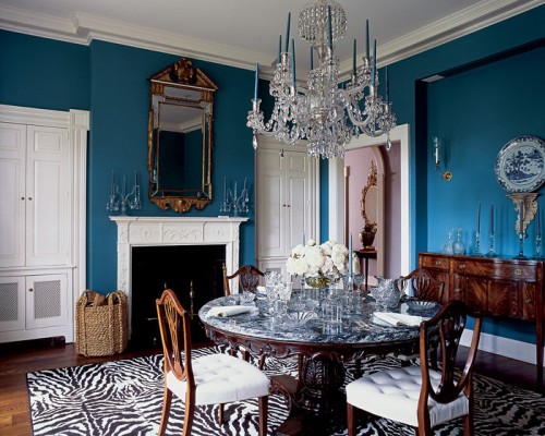 1350890628dining room Waterford Crystal chandelier 1840 marble topped indian colonial table