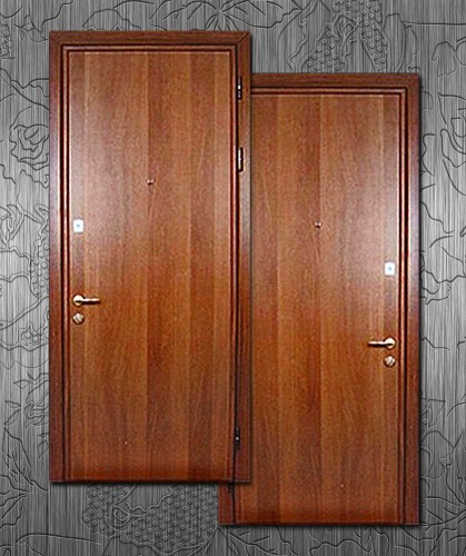 povrchová úprava kovových dveří laminát