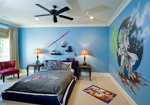 stylish-blue-wall-paint-colors-ideas-teenage-room-blue-wall-paint-color-designs-ideas-samples-2015-2016