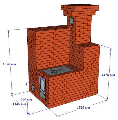 Печь-с-размерами